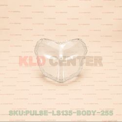 شیشه چراغ(طلق بلوری) جلو فابریک موتور پالس مناسب LS135cc