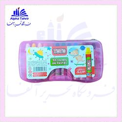 پاستل 12 رنگ کیفی پلاستیکی توتو