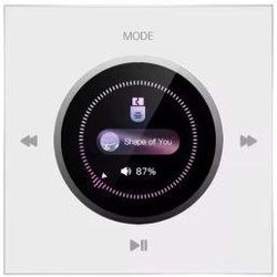 آمپلی فایر دیواری ولوم داردارای 4 خروجی اسپیکر رنگ سفید