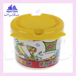 خمیربازی سطلی 5 رنگ توتو