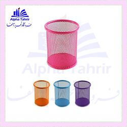 جاقلمی رومیزی توری فلزی رنگی