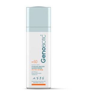 ضد آفتاب فیوژن واتر ژنوبایوتیک بی رنگ SPF50