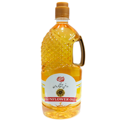 روغن آفتابگردان پرس سرد طبیعی ابری حجم 1 لیتری 100 درصد خالص