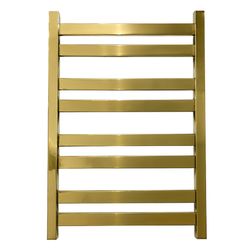 حوله خشک کن رویال استیل مدل فلت طلایی براق 75 سانتی متری