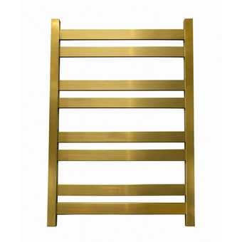 حوله خشک کن رومانو استیل مدل فلت طلایی مات 75 سانتی متری