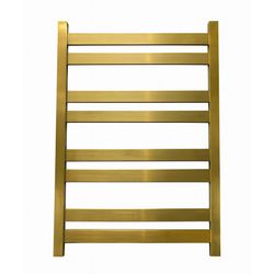 حوله خشک کن رومانو استیل مدل فلت طلایی مات 75 سانتی متری