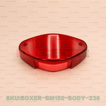 طلق(شیشه) چراغ عقب فابریک موتور باکسر مناسب BM150cc