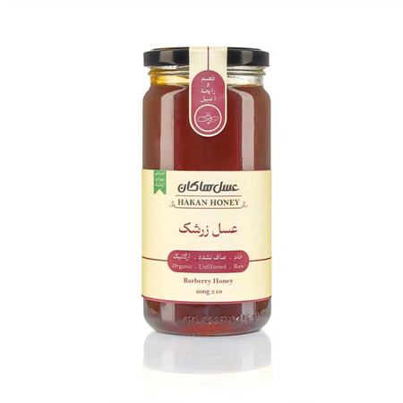 عسل زرشک ارگانیک هاکان 400 گرم