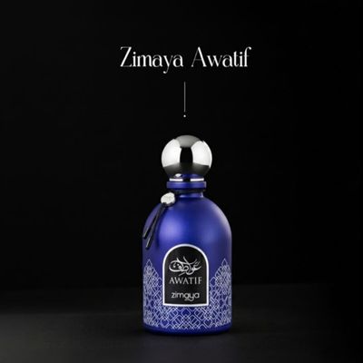 ادکلن عواطف آبی زیمایا 100 میل اورجینال Zimaya Awatif