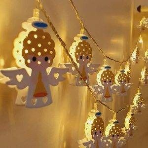 ریسه طرح فرشته فلزی 28 LED