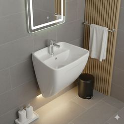 روشویی مگا طول 48 پایه سرخود برند مروارید