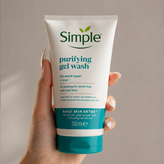 ژل شستشوی صورت سیمپل مدل Purifying پوست چرب و مختلط حجم 150 میل