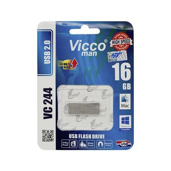 فلش مموری ویکومن (Viccoman) مدل VC244 USB 2.0 ظرفیت 16 گیگابایت