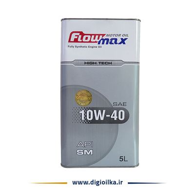 روغن موتور پارس فلومکس های تک 10w40 SM حجم 5 لیتر