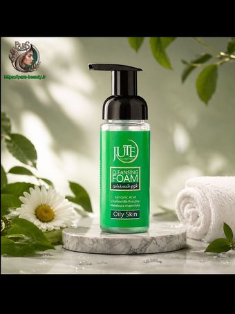 فوم شستشوی صورت ژوت(JUTE) 150 میلی مناسب پوست چرب + اشانتیون
