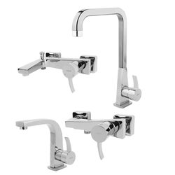 ست شیرآلات کسری مدل فیرزوه مجموعه 4 عددی کروم