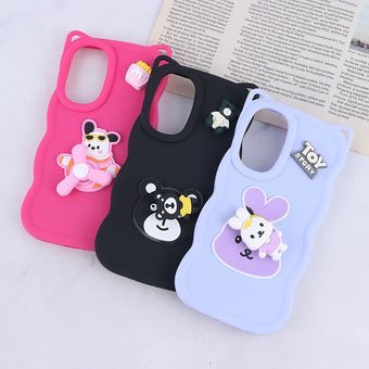 قاب موج دار سامسونگ Galaxy A56 اسپینر دار گوش دار