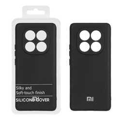 قاب نیو سیلیکون محافظ لنزدار Xiaomi Redmi Note 14 Pro 5G / Note 14 Pro Plus 5G - RFF - مشکی (پک دار)
