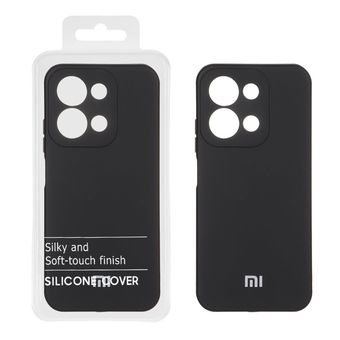 قاب نیو سیلیکون محافظ لنزدار Xiaomi Redmi 15C / Poco C85 - RFF - مشکی (پک دار)