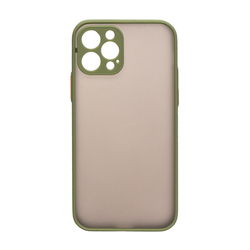 قاب پشت مات محافظ لنزدار iPhone 12 Pro - مشکی - CH