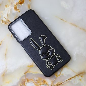 قاب چرمی ژله ای Leather سامسونگ Galaxy A26 طرح خرگوش