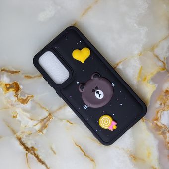 قاب ژله ای سامسونگ Galaxy A55 طرح آبنبات و قلب