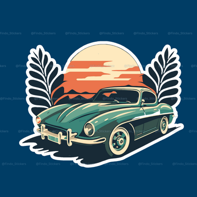 استیکر ماشین کلاسیک2#🏜🚗