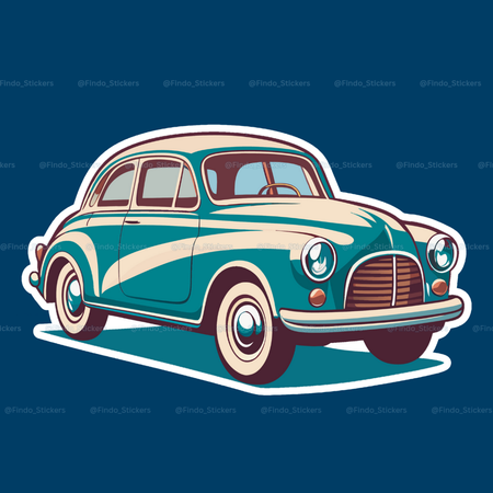 استیکر ماشین کلاسیک1#🚗