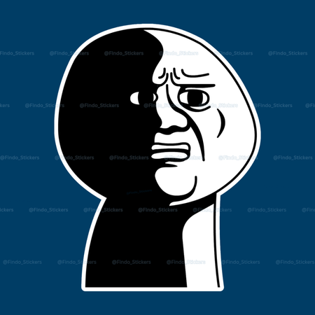 استیکر آدمک سیاه و سفید🙍🏿‍♂️🙍🏻‍♂️