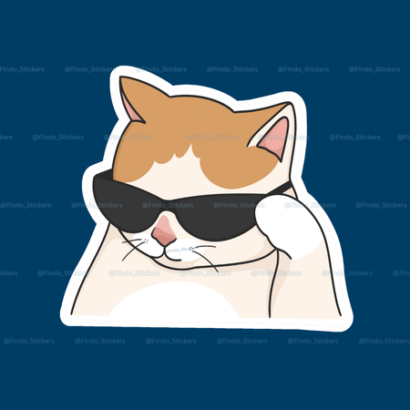 استیکر گربه‌گنگ11#😎🐾
