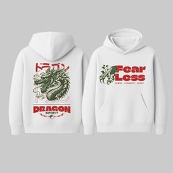 هودی سفید FEAR LOSS