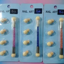 قلم آمبره فید طراحی ناخن مدل لچه