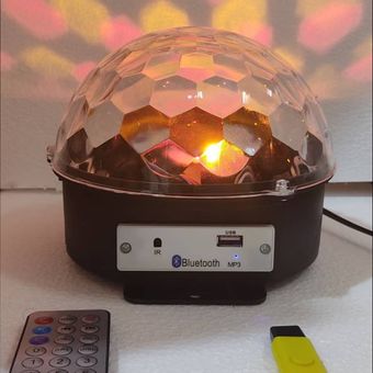 نیمکره رقص نور RGB اسپیکردار بلوتوثی