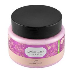 ماست بدن دیپ سنس مدل گلاب مناسب انواع پوست حجم 250 میلی لیتر