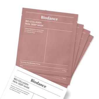 ماسک ورقه‌ای بیوکلاژن بایودنس (BIODANCE Bio-Collagen Real Deep Mask)