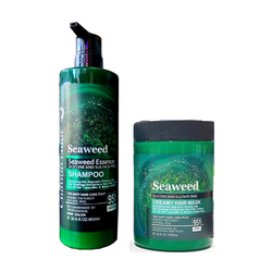 پک شامپو و ماسک مو جلبک دریایی SEAWEED کراتین تقویت کننده و ضدریزش
