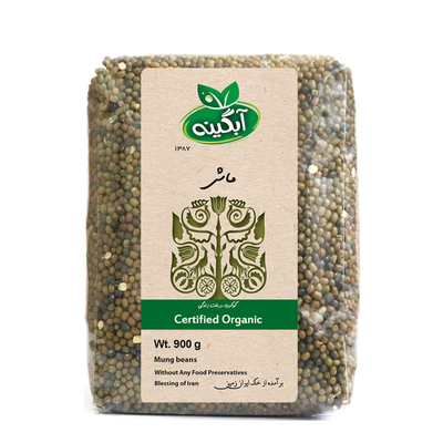 ماش سبز ارگانیک آبگینه