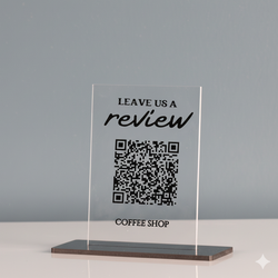 استند کیو آر کد (qr code) پلکسینو مدل ماهور