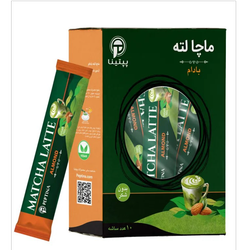 ماچا لته شیربادام ساشه10عددی پپتینا