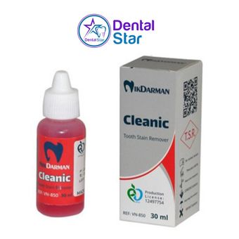 محلول لکه بر دندان نیک درمان Cleanic (T.S.R)