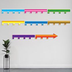 محور اعداد لمینتی 210 سانتی - ریاضی آموزشی، تزئینی و تشویقی