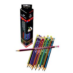 مداد ای اف اسکول مکس مدل 3001 بسته 12 عددی