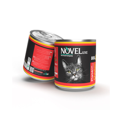 کنسرو پته مرغ و جگر 800 گرمی نوول مخصوص گربه