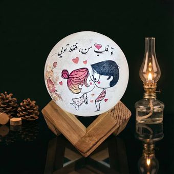 آباژور سنگ نمک عاشقانه کد L9