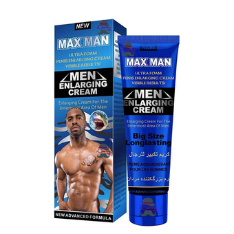 کرم MAX MAN آبی | تقویت‌کننده عملکرد و افزایش اعتماد به نفس مردان