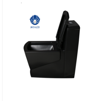 توالت فرنگی یک تکه مگا 69 مشکی مات برند مروارید