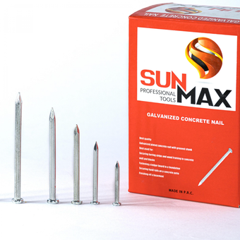 میخ فولادی شیاردار سان مکس سایز 3،4،5،6،7،8،10 سانتی