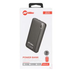 پاوربانک میلر(برند آلمانی)  (PD و فست شارژ) Miller 22.5W 10000mAh مدل MP-118 - مشکی (گارانتی پارتیان پایا)