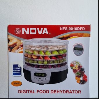 میوه خشک کن نوا مدل NFS-9010DFD 5 طبقه پلاستیکی