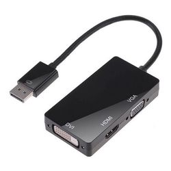 تبدیل DisplayPort به VGA/DVI-I/HDMI مدل کمبو